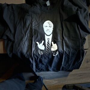 Autographed Adam Ray as Dr Phil Black Graphic Tee - Short Sleeve